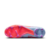 Nike Zoom Mercurial Superfly 9 MDS Academy Gazon Naturel Gazon Artificiel Chaussures de Foot (MG) Bleu Mauve Rose