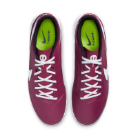 Nike Tiempo Legend 9 Academy Chaussures de Foot (TF) Rouge Blanc Bleu Noir