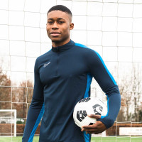 Nike Dri-FIT Academy 23 Haut d'Entraînement 1/4-Zip Bleu Foncé Bleu Blanc