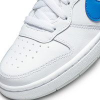 Nike Court Borough Low 2 Baskets Enfants Blanc Bleu