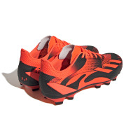 adidas X Speedportal Messi.4 Gras / Kunstgras Voetbalschoenen (FxG) Oranje Zwart