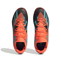 adidas X Speedportal Messi.3 Gras Voetbalschoenen (FG) Kids Oranje Groen Zwart