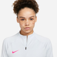 Nike Dri-Fit Strike 23 Survêtement 1/4-Zip Femmes Gris Jaune Rose