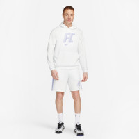 Nike F.C. Fleece Sweat à Capuche Blanc Mauve Clair