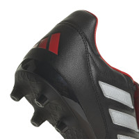 adidas Copa Gloro Gazon Naturel Chaussures de Foot (FG) Noir Argenté Rouge