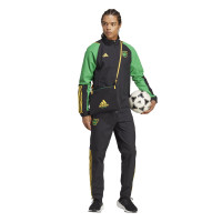 adidas Jamaica Presentatie Trainingsjack 2023-2024 Zwart Groen Geel