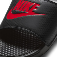 Nike BENASSI JDI Badslippers Zwart Rood