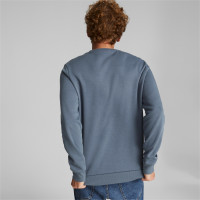 PUMA Essentials Big Logo Fleece Sweat-Shirt Bleu Gris