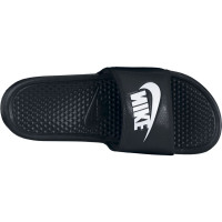 Nike Benassi Just Do It Slippers Black White
