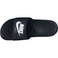 Nike Benassi Just Do It Slippers Zwart Wit