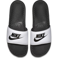 Nike Benassi JDI Slippers Zwart Wit