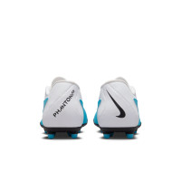 Nike Phantom GX Club Gazon Naturel Gazon Artificiel Chaussures de Foot (MG) Blanc Bleu Vif Rose Vif