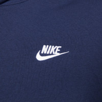 Nike Sportswear Club Fleece Hoodie Donkerblauw Wit