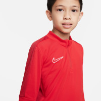 Nike Dri-FIT Academy 23 Haut d'Entraînement 1/4-Zip Enfants Rouge Blanc