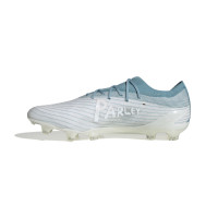 adidas X Speedportal.1 Parley Gazon Naturel Chaussures de Foot (FG) Blanc Bleu Clair
