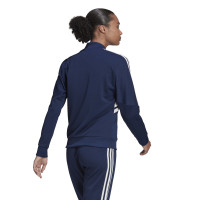 Veste d'entraînement adidas Condivo 22 pour femme, bleu foncé, blanc