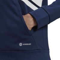 Veste d'entraînement adidas Condivo 22 pour femme, bleu foncé, blanc