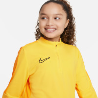 Nike Dri-FIT Academy 23 Trainingstrui 1/4-Zip Kids Geel Goud Zwart