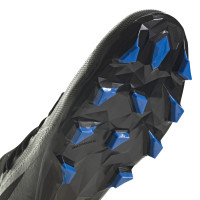 adidas Predator Edge.3 Gazon Naturel Gazon Artificiel Chaussures de Foot (MG) Noir Blanc Rouge
