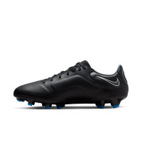 Nike Tiempo Legend 9 Pro Gazon Naturel Chaussures de Foot (FG) Noir Gris Bleu