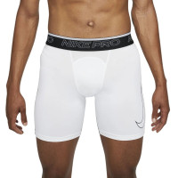 Nike Pro Dri-FIT Short Blanc Noir