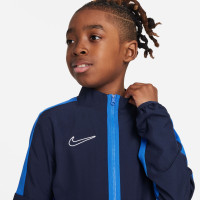 Nike Dri-FIT Academy 23 Veste d'Entraînement Woven Enfants Bleu Foncé Bleu Blanc