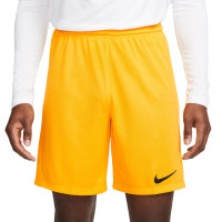 Nike Dri-FIT Park III Voetbalbroekje Geel Zwart