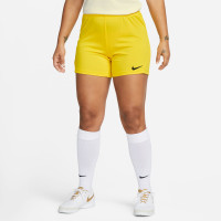 Nike Dri-FIT Park III Voetbalbroekje Dames Geel
