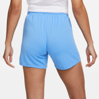 Nike PARK III Short d'Entraînement Dri-Fit Femme Bleu clair Blanc