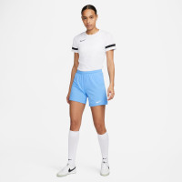 Nike PARK III Short d'Entraînement Dri-Fit Femme Bleu clair Blanc