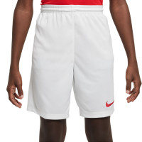 Nike Dri-FIT Park III Voetbalbroekje Kids Wit Rood