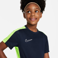 Nike Dri-FIT Academy 23 Trainingsshirt Kids Donkerblauw Geel Wit