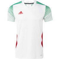 Maillot de football adidas pour enfants, blanc, rouge, vert