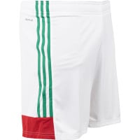 Short de football adidas pour enfants, blanc, rouge, vert