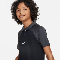 Nike Academy Pro Polo Kids Zwart Grijs