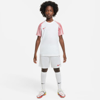 Chemise d'entraînement Nike Dri-Fit Academy pour enfants, blanc et rouge