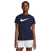 Nike Park 20 Hybride T-shirt Femmes Bleu Foncé Blanc