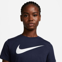 Nike Park 20 Hybride T-shirt Dames Donkerblauw Wit