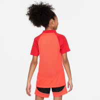 Polo Nike Academy Pro pour enfants rouge foncé