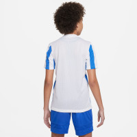 Nike Striped Division IV Voetbalshirt Kids Wit Blauw