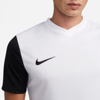 Nike Tiempo Premier II Maillot de Foot Blanc Noir