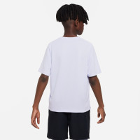 Nike Multi+ Trainingsshirt Kids Lichtpaars Wit