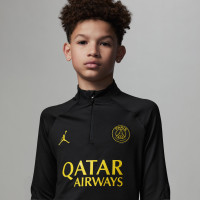 Nike Paris Saint-Germain X Jordan Strike Haut d'Entraînement 2022-2023 Enfants Noir Jaune