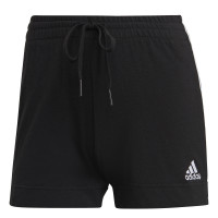 Adidas Essentials Slim 3-Stripes Short Femme Noir