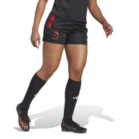adidas België Red Flames Trainingsbroekje 2023-2025 Dames Zwart Rood