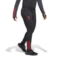 adidas Belgique Red Flames Pantalon d'Entraînement 2023-2025 Femmes Noir Rouge