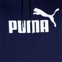 PUMA Essential Big Logo Fleece Hoodie Donkerblauw