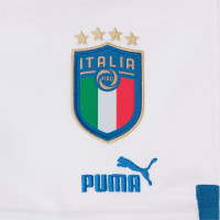 PUMA Italie Voetbalbroekje 2022-2024 Kids Wit Blauw