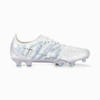 PUMA Ultra Ultimate Brilliance Gras / Kunstgras Voetbalschoenen (MG) Dames Zilver Lichtgroen Lichtpaars