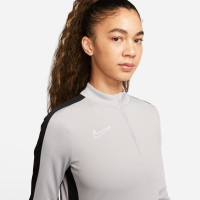 Nike Dri-FIT Academy 23 Trainingstrui 1/4-Zip Dames Grijs Zwart Wit